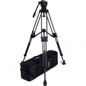 Miller Versa Cxv14 Head, Sprinter Ii 2-stage Cf Tripod, Mid-level Spreader, Rubber Feet & Soft Case Kit