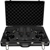 Austrian Audio Oc818 Dual Set Plus Large-diaphragm Multipattern Condenser Microphone (matched Pair, Black)