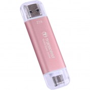 Transcend 2tb Esd310 Portable Usb-c/a Ssd (rosy Pink)