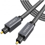 Ivanky Braided Optical Toslink Audio Cable (3.3')