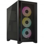 Corsair Icue 4000d Rgb Airflow Mid-tower Atx Desktop Case (black)