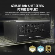 Corsair Rm850x Shift 80 Plus Gold Modular Power Supply