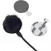 Viviana Fur For Lavalier Microphones (round, Black)