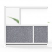 Luxor Modular Room Divider Add-on Wall With Whiteboard (53 X 48