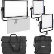 Luxli Taiko 2x1 Rgb Led Light Panel Accessories Kit