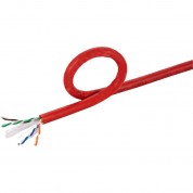 Dynotech Cat 6 Utp Bulk Cmr Ethernet Cable (1000', Red)