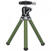 Leofoto Mt-02c Mini Tabletop Travel Tripod With Lh-22 Mini Ball Head (olive Green)