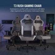 Corsair T3 Rush Fabric Gaming Chair (gray/charcoal)