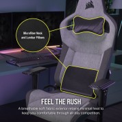 Corsair T3 Rush Fabric Gaming Chair (gray/charcoal)