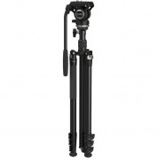 Smallrig Ct210 Video Tripod With Fluid Head And Reversible Center Column