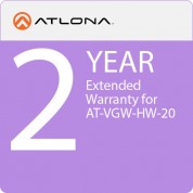 Atlona 2-year Extended Warranty For At-vgw-hw-20