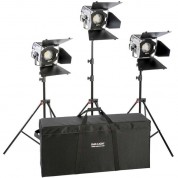 Hedler Profilux Daylight 1400 Led Fresnel (3-light Kit)