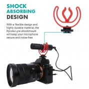 Movo Photo Smvxr10 Rycote Lyre Replacement Shockmount For Vxr10 Video Microphone