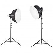 Westcott U60-b Bi-color Led Monolight With Octabox (2-light Kit)