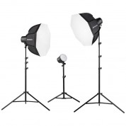 Westcott U60-b Bi-color Led Monolight With Octabox (3-light Kit)