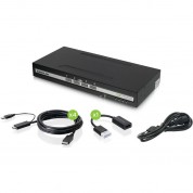 Iogear Universal 4-port Single-view Secure Kvm