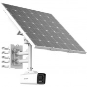 Hikvision Ds-2xs6a47g1-izs/c36s80 4mp Outdoor Solar-powered Bullet Camera Kit (8-32mm Lens)