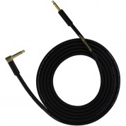 Rapcohorizon Roadhog 20ga Instrument Cable With Gold-plated Neutrik Straight To Right-angle 1/4