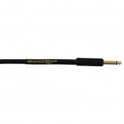 Rapcohorizon Roadhog 20ga Instrument Cable With Gold-plated Neutrik Straight To Right-angle 1/4