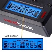 Hedbox Rp-dc50 Dual Digital Lcd Battery Charger