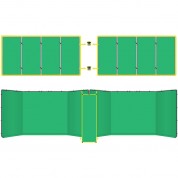 Angler Wide Vista Background Connecting Kit (chroma Green)