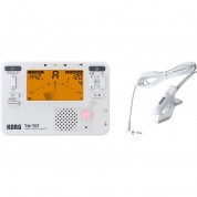 Korg Tm-70t Handheld Tuner And Metronome With Cm-400 Contact Microphone (white)