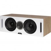 Elac Debut Reference Two-way Center Channel Speaker (white Baffle, Oak Cabinet)