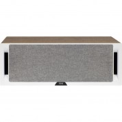 Elac Debut Reference Two-way Center Channel Speaker (white Baffle, Oak Cabinet)