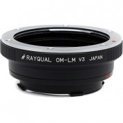 Rayqual Lens Mount Adapter For Olympus Om Lens To Leica M-mount Camera