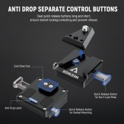 Neewer Mini V-lock Battery Mounting System For Dji Rs 3, Rs 3 Pro, Rs 2 & Rsc 2