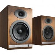 Audioengine Hd5 2-way Active Wireless Bookshelf Speakers (real Wood Veneer Walnut, Pair)