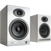 Audioengine Hd5 2-way Active Wireless Bookshelf Speakers (hi-gloss Piano White, Pair)