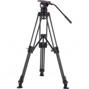 Camgear V20p Efp Cf/ms Fluid Head And Carbon Fiber Tripod System (100mm)