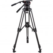 Camgear V35p Efp Cf/ms Fluid Head And Carbon Fiber Tripod System (150mm)