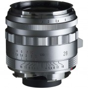 Voigtlander Nokton 28mm F/1.5 Vintage Aspherical Type Ii Vm Lens (leica M, Silver)