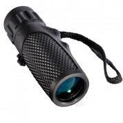 Barska 10x25 Wp Blackhawk Monocular (clamshell Packaging, Matte Black)