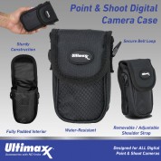 Ultimaxx Professional Digital Point And Shoot Camera Case (black)