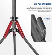 Neewer St250r Carbon Fiber Light Stand (98.4