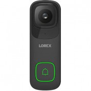 Lorex B862ajdb-e 4k Uhd Wired Video Doorbell (black)