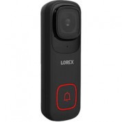 Lorex B862ajdb-e 4k Uhd Wired Video Doorbell (black)