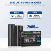 Neewer En-el15c Batteries And Usb Charger Kit