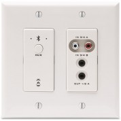 Qsc Attero Tech Und6io-bt 2-gang Dante Networked 4x2 Audio Wall Plate