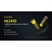 Nitecore 14500 Li-ion Rechargeable Battery (3.7v, 1000mah)