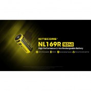 Nitecore Nl169 16340 Li-ion Rechargeable Battery With Usb-c Charge Port (3.6v, 950mah)