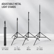 Neewer 24w Daylight Led Bulbs With Stands & Umbrellas (2-light Kit)