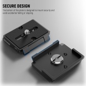 Neewer Qrp-3 200pl Aluminum Quick Release Plate (2-pack)