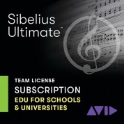 Sibelius Ultimate Team 1-year Subscription New License (edu)