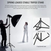 Neewer St-200 Heavy-duty Photography Light Stand (white)