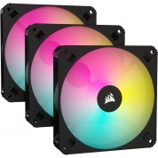 Corsair Icue Ar120 Digital Rgb 120mm Pwm Fan (black, 3-pack)