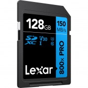 Lexar 128gb High-performance 800x Pro Uhs-i Sdxc Card (blue Series, 2-pack)